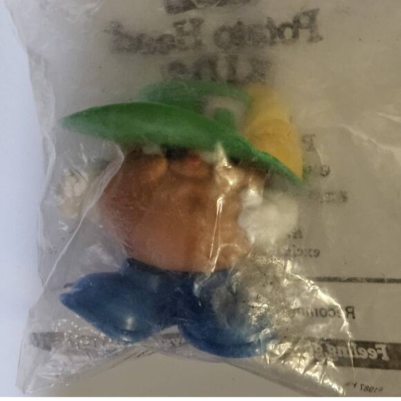 1988 Wendys Playskool Potato Head with Green Hat New in Package - Picture 1 of 2